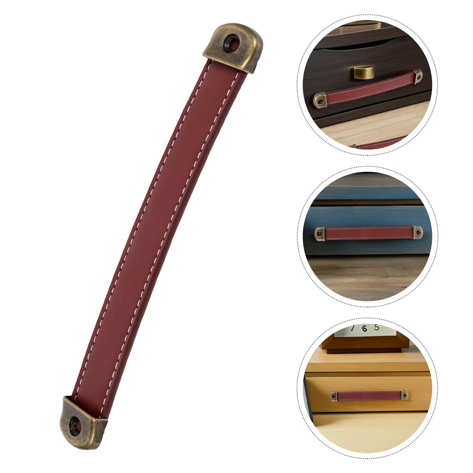 Vintage Furniture Hardware Replacement - قطعتان من مقابض خزائن من البولي