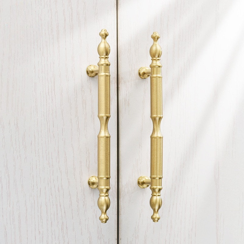 Furniture And Kitchen Hardware Fitting - مقابض أثاث نحاسية صلبة أوروبية مقابض