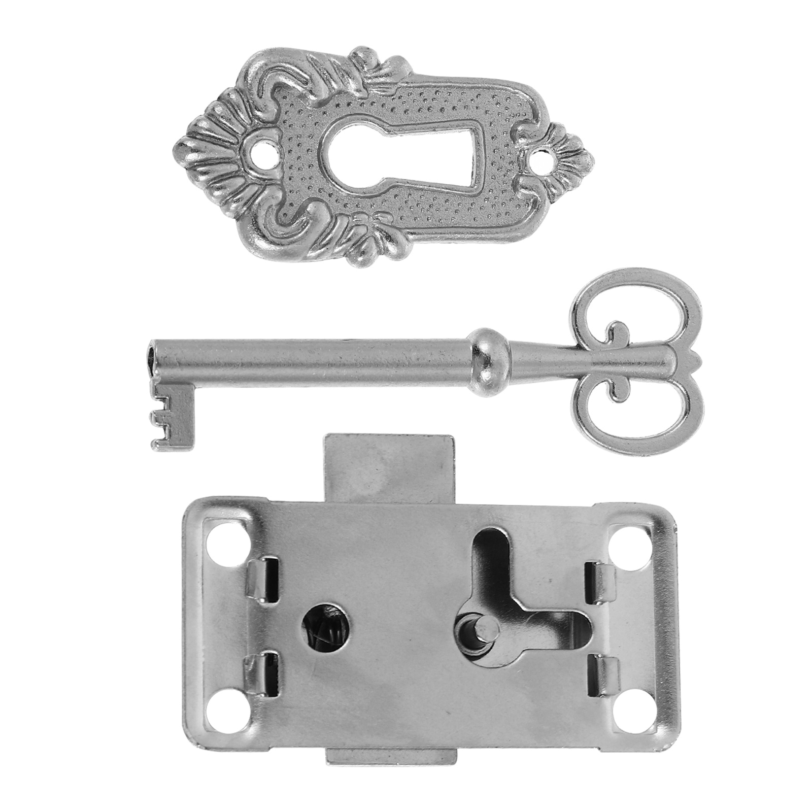 Vintage Furniture Hardware Replacement - 2 مجموعات قفل مجموعة مزلاج الحديد