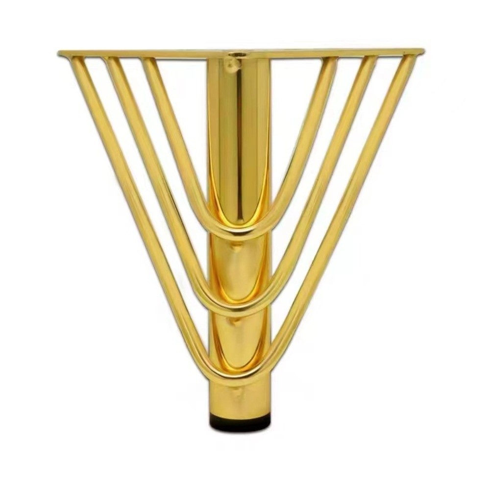 Furniture Hardware Material - أرجل أثاث ذهبية اللون بتصميم سميك
