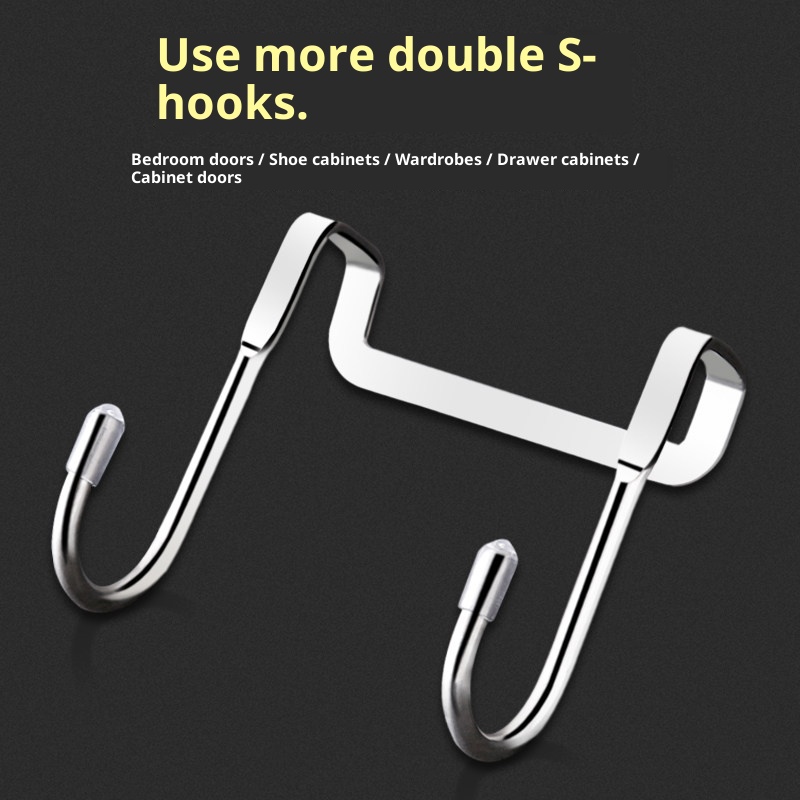 Drawer Organizer Peg - خطاف معلق فوق الباب من الفولاذ
