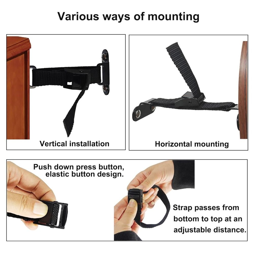 Furniture Hardware Suppliers - مثبتات أثاث مقاومة للزلازل سهلة التركيب،
