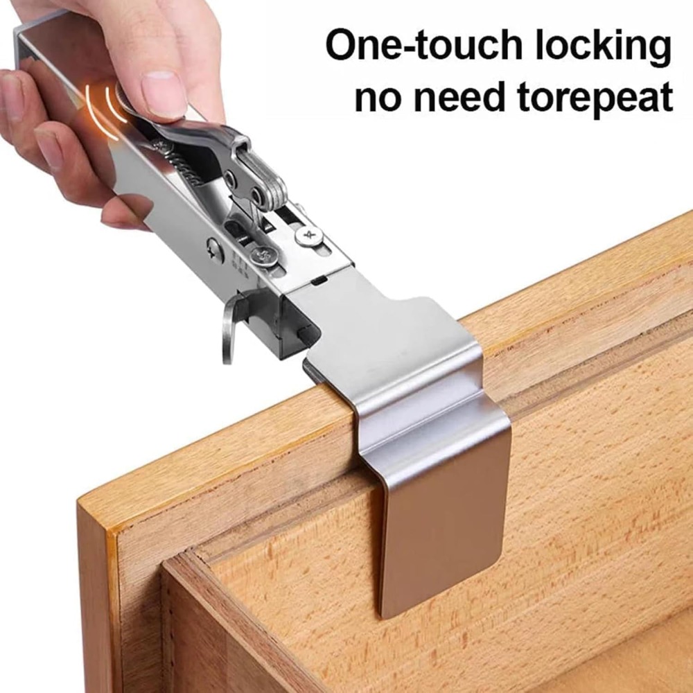 Drawer Organizer Peg - مشابك تثبيت أمامية للدرج سريعة التركيب،