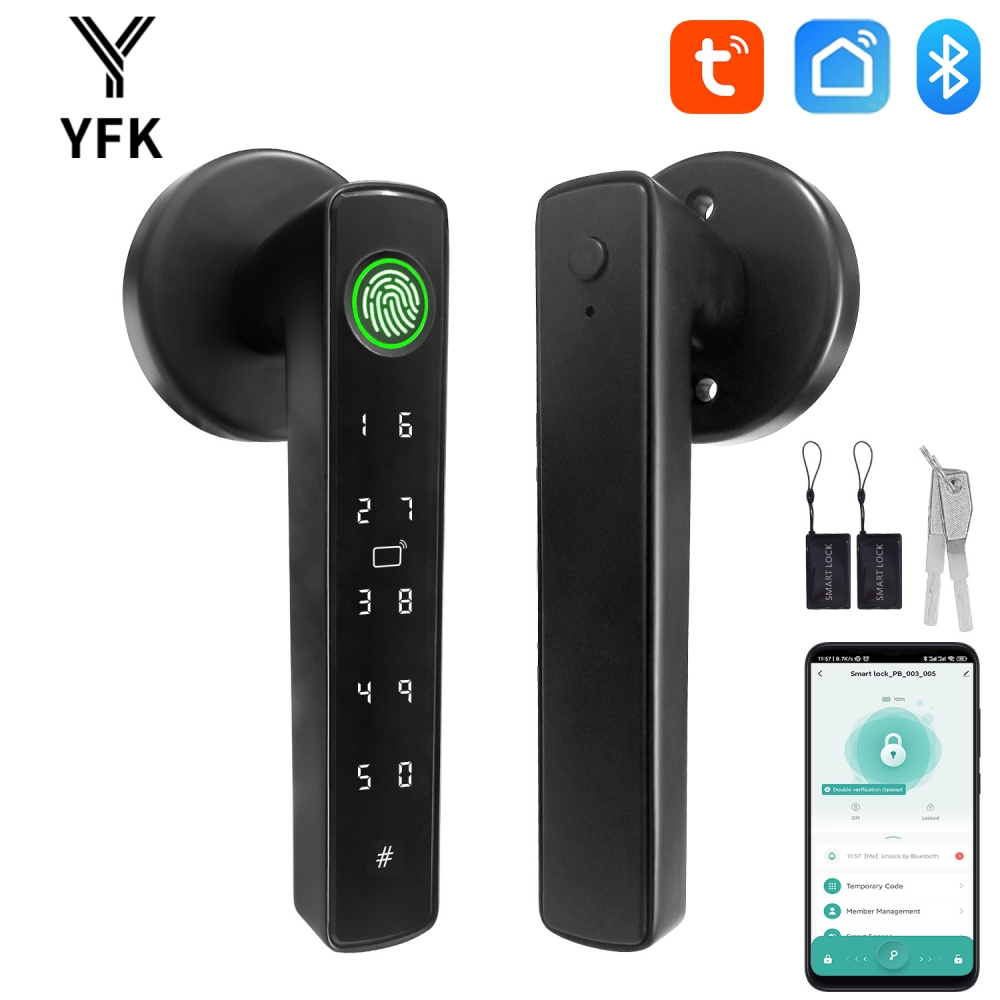 Door Handle Bar - قفل ذكي YFK Tuya 5 في