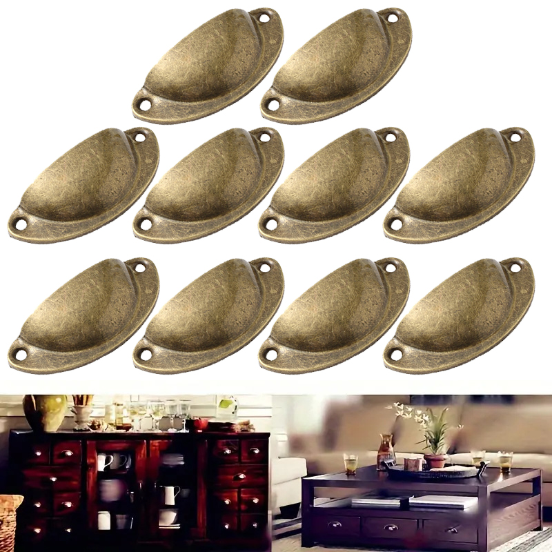 Vintage Furniture Hardware Replacement - 10 قطع مقابض خزائن وأدراج بديلة،