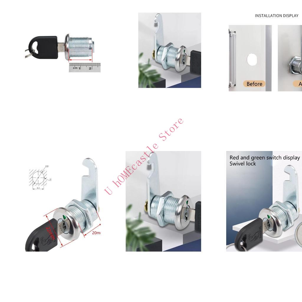 63HF 2set درج كاميرات قفل قفل  - مراجعة Furniture Hardware Latch وسعره