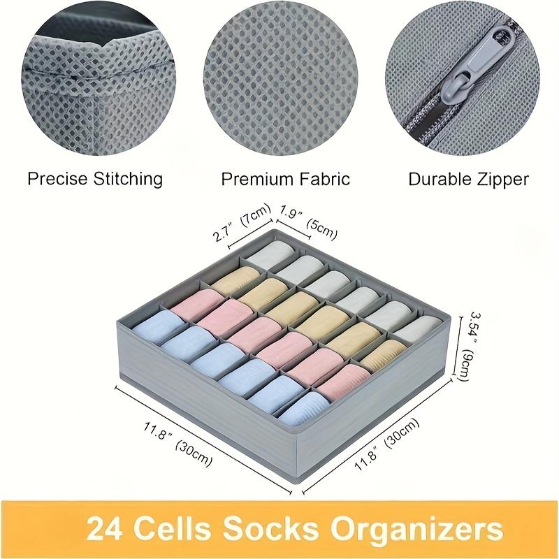 صندوق تخزين قابل للطي بـ 24 شب - مراجعة Drawer Organizer Peg وسعره