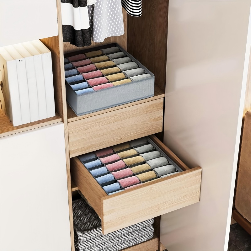 صندوق تخزين قابل للطي بـ 24 شب - مراجعة Drawer Organizer Peg وسعره