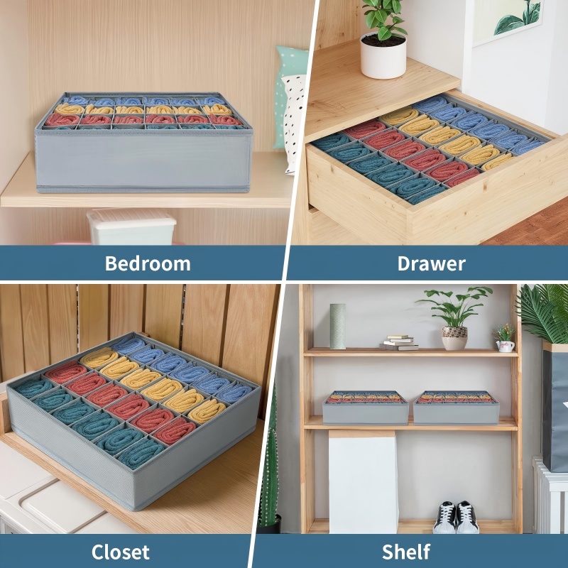 صندوق تخزين قابل للطي بـ 24 شب - مراجعة Drawer Organizer Peg وسعره