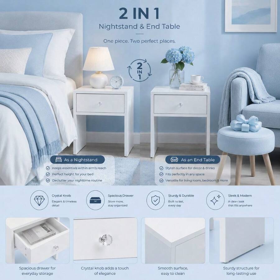 كرسي تخزين وطاولة جانبية 2 في  - مراجعة Furniture Hardware Manufacturers وسعره