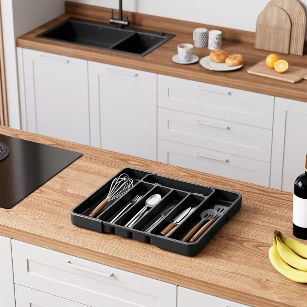 منظم أدوات المائدة قابل للتعدي - مراجعة Drawer Organizer Peg وسعره