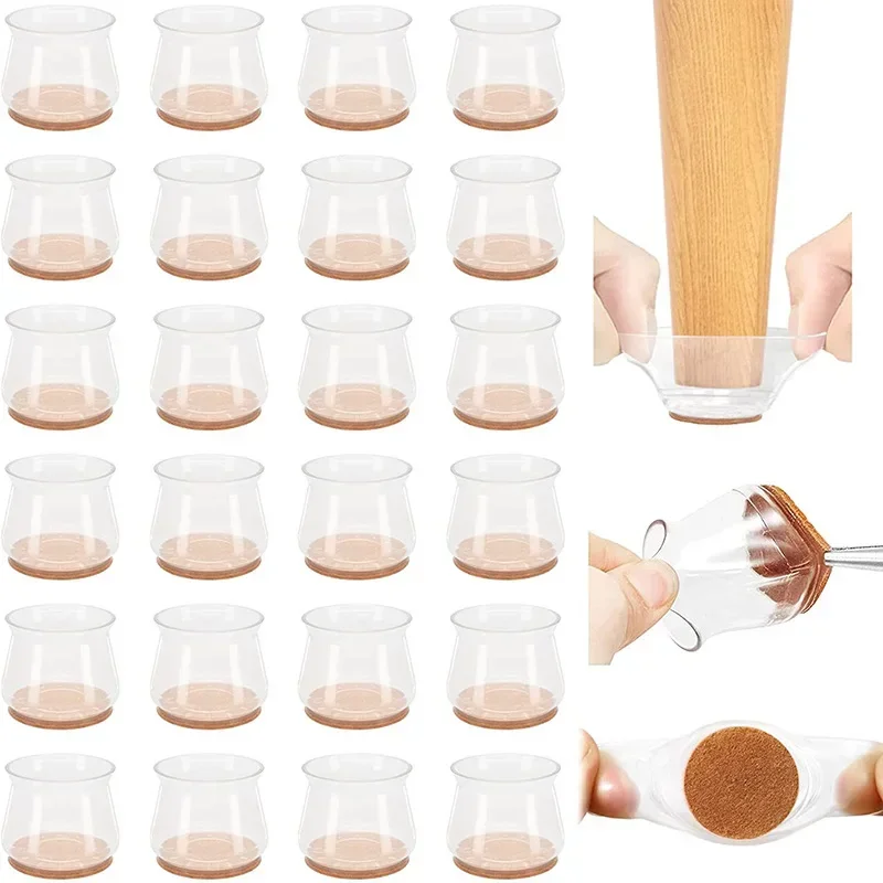 24-36 قطعة كرسي الساق قبعات سي - مراجعة Furniture Hardware Feet وسعره