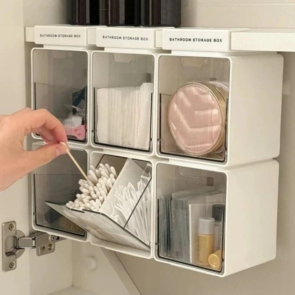 صندوق تخزين بلاستيكي شفاف بتصم - مراجعة Drawer Organizer Peg وسعره