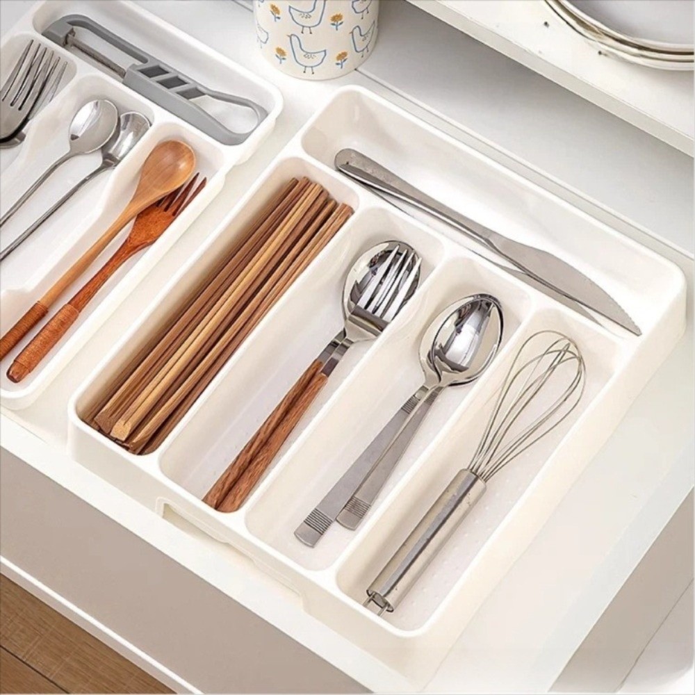 جودة 4/5 مقصورات منظم أدوات ال - مراجعة Drawer Organizer Peg وسعره