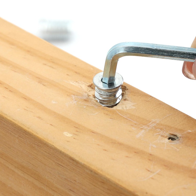 صواميل خشبية ملولبة 10/50x، صو - مراجعة Furniture Hardware Threaded Inserts وسعره