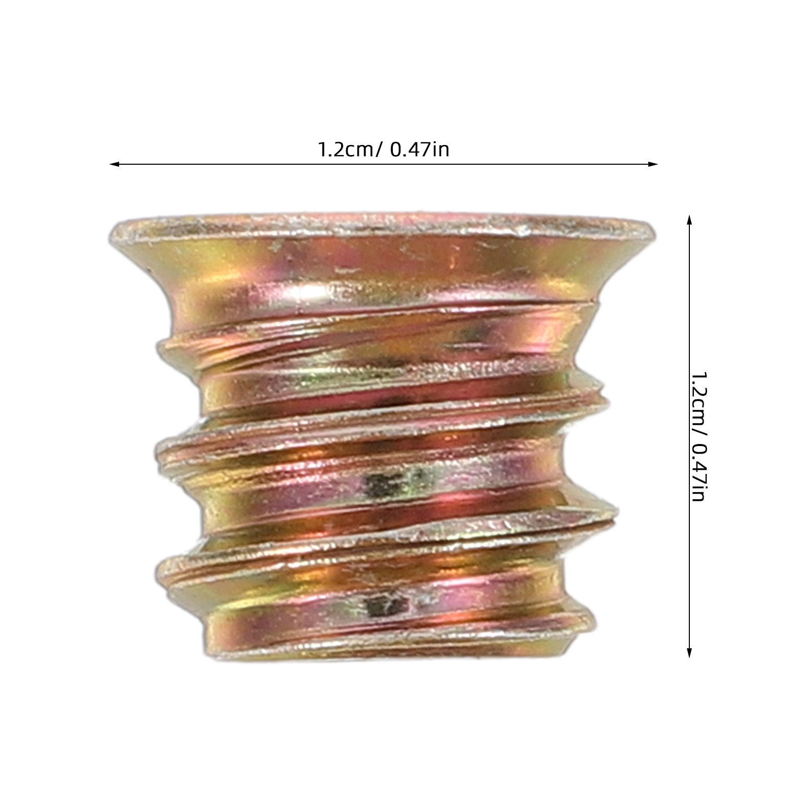 50 قطعة من الصواميل المدمجة لل - مراجعة Furniture Hardware Threaded Inserts وسعره
