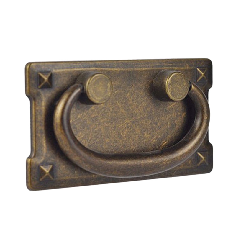 4 قطعة خمر العتيقة برونزية درج - مراجعة Furniture Hardware Latch وسعره