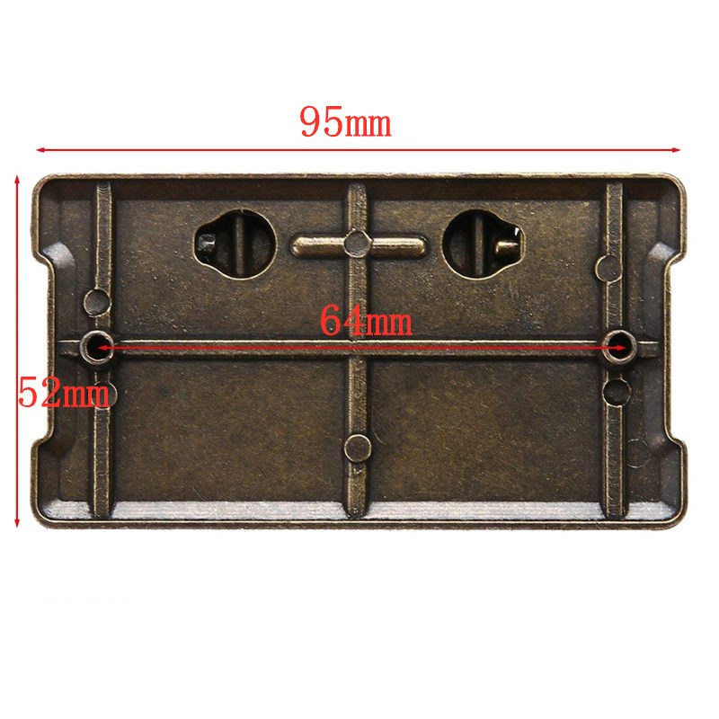 4 قطعة خمر العتيقة برونزية درج - مراجعة Furniture Hardware Latch وسعره