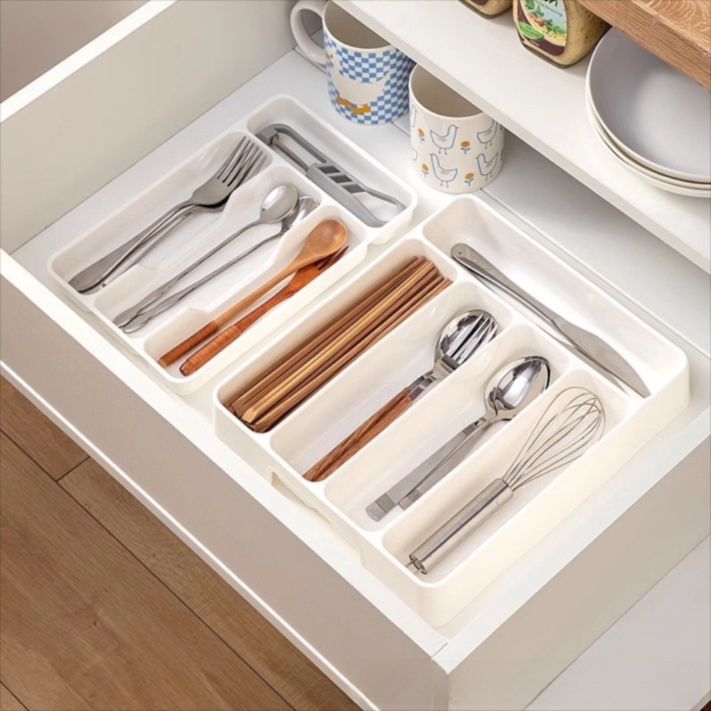 جودة 4/5 مقصورات منظم أدوات ال - مراجعة Drawer Organizer Peg وسعره