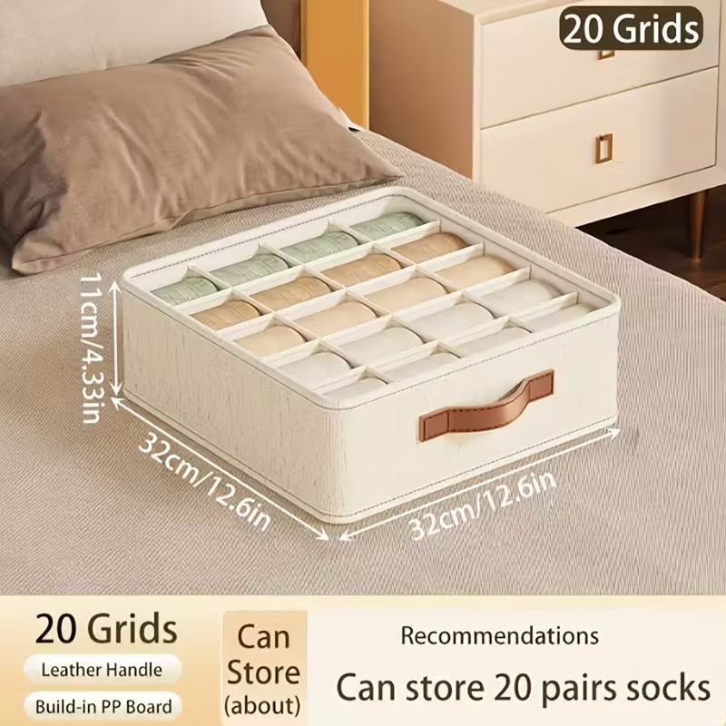 1-5 قطعة منظمو أدراج النسيج لل - مراجعة Drawer Organizer Peg وسعره