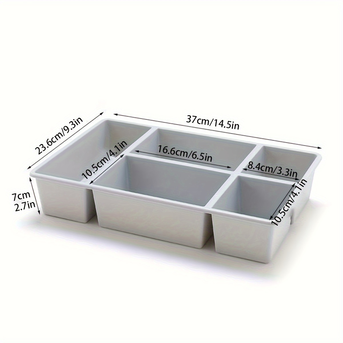 2 قطعة صندوق تخزين مقسم، منظم  - مراجعة Drawer Organizer Peg وسعره
