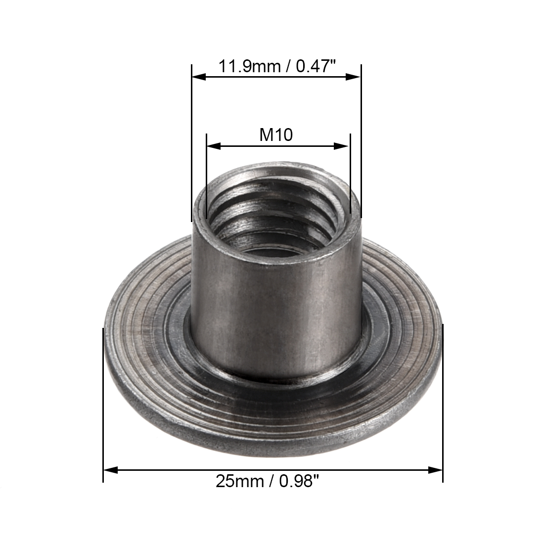 30 قطعة صواميل تي دائرية من ال - مراجعة Furniture Hardware Threaded Inserts وسعره