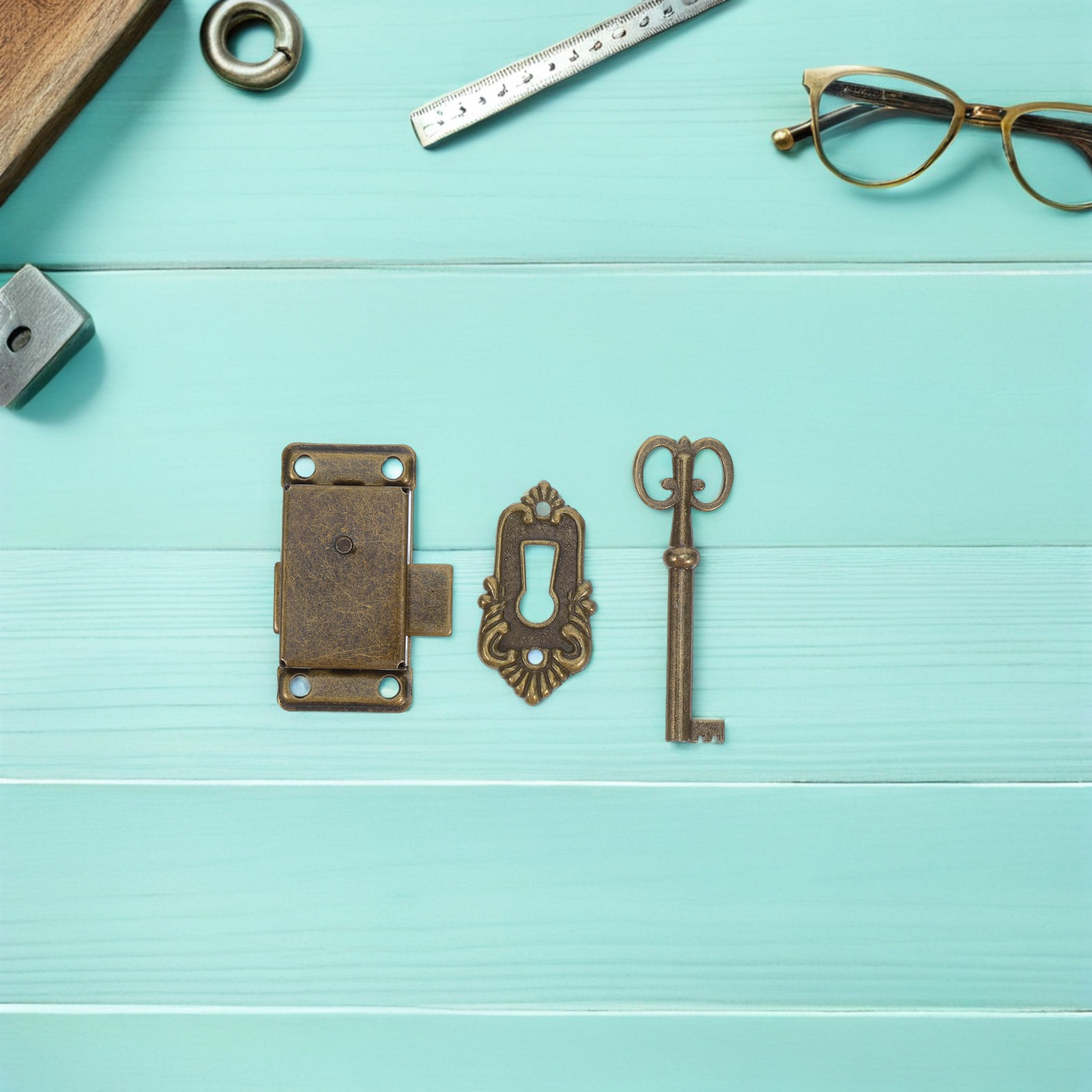 4 مجموعات من أقفال الخزائن الع - مراجعة Vintage Furniture Hardware Replacement وسعره