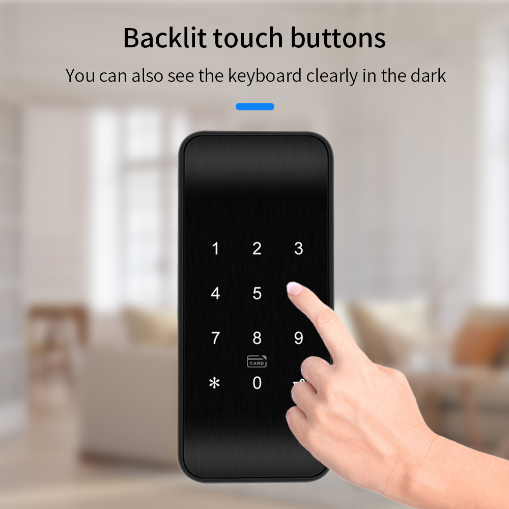 TTLOCK 13.56Mhz بصمة قفل للدرج - مراجعة Furniture Hardware Latch وسعره