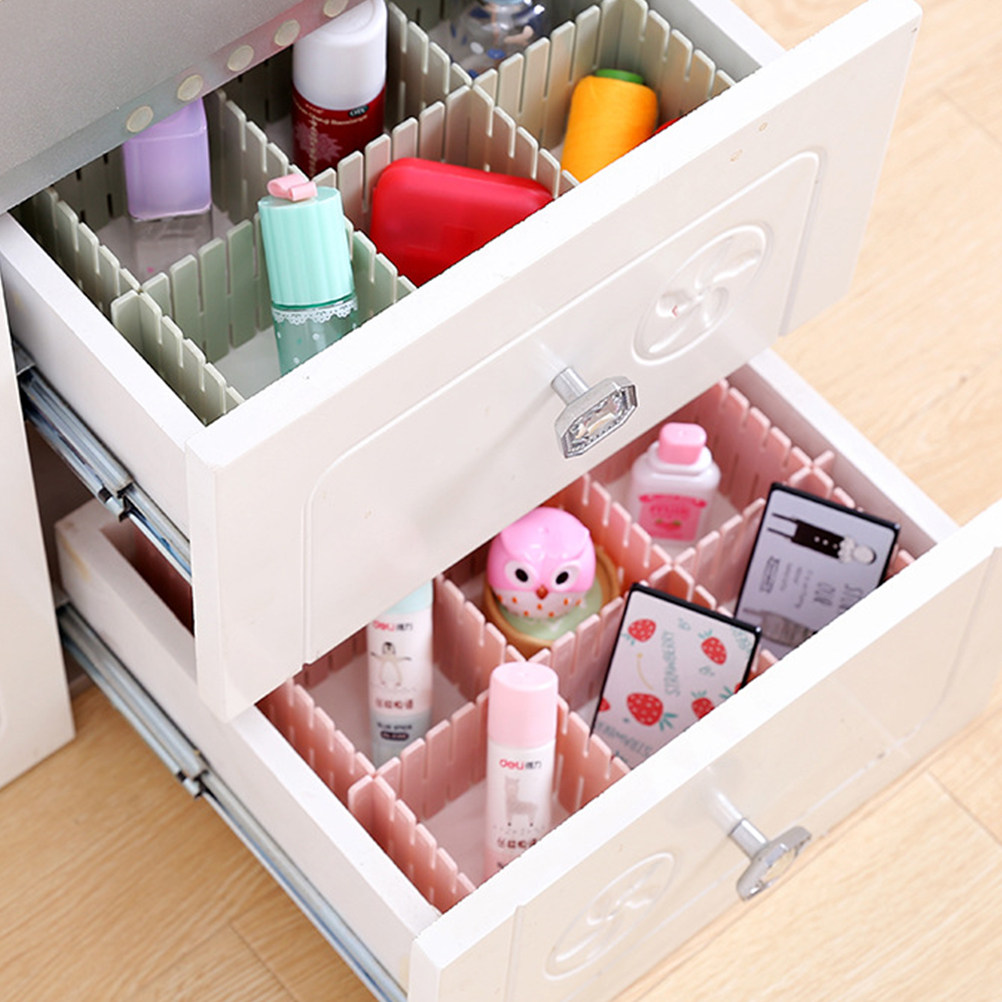 8 قطع من فواصل تنظيم الأدراج ا - مراجعة Drawer Organizer Peg وسعره