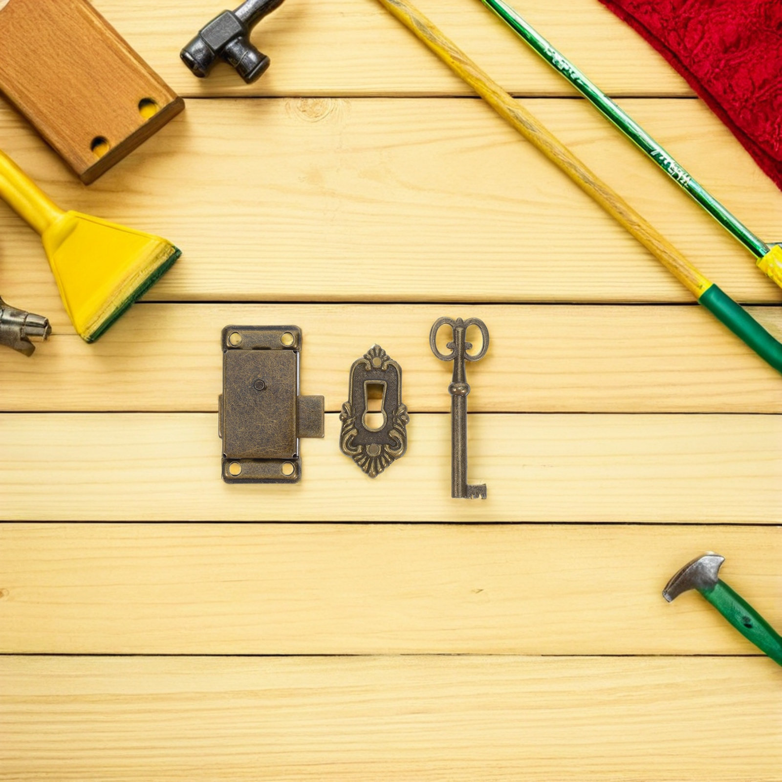 4 مجموعات من أقفال الخزائن الك - مراجعة Vintage Furniture Hardware Replacement وسعره