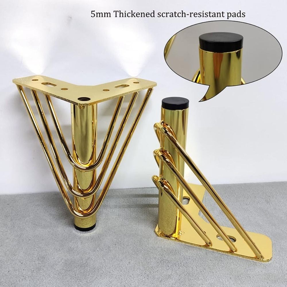 أرجل أثاث ذهبية اللون بتصميم س - مراجعة Furniture Hardware Material وسعره