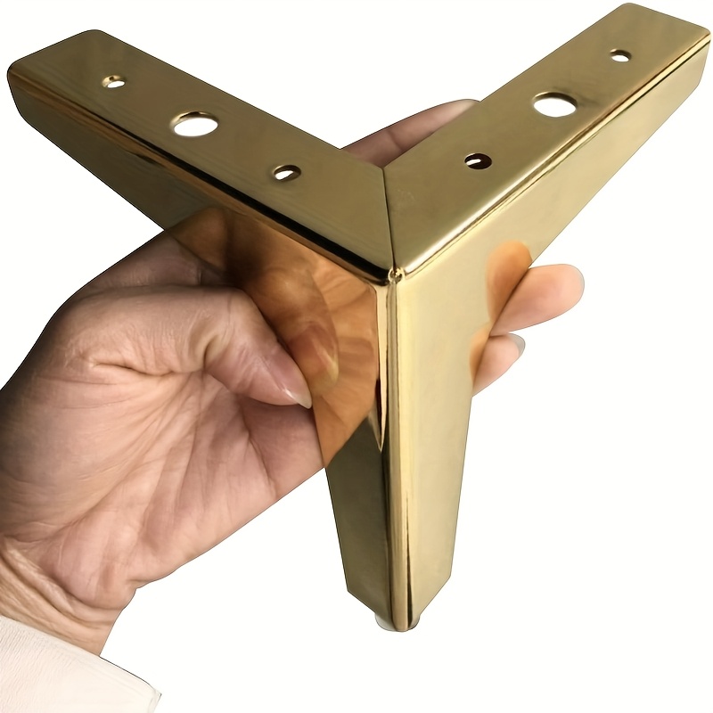 4 قطع أرجل معدنية للأثاث لرفع  - مراجعة Furniture Hardware For Legs وسعره