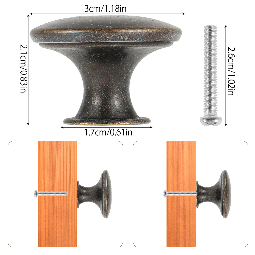 12 قطعة مقابض سحب عتيقة الطراز - مراجعة Furniture And Kitchen Hardware Fitting وسعره