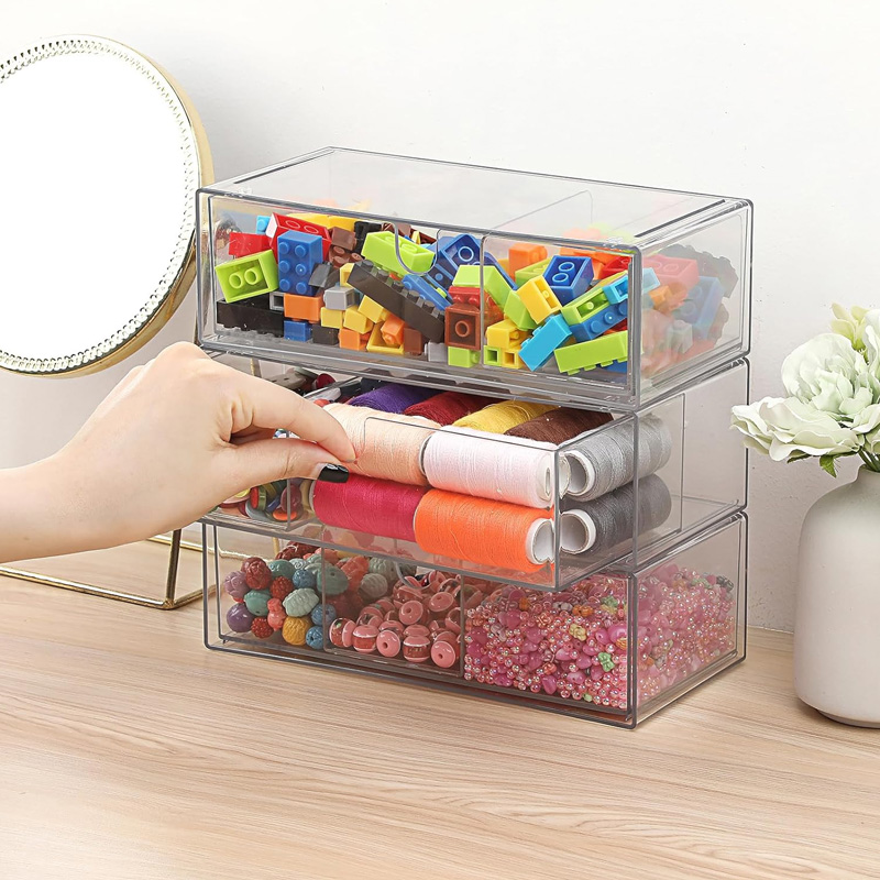 منظم خزانة مرآة قابل للسحب مع  - مراجعة Drawer Organizer Peg وسعره
