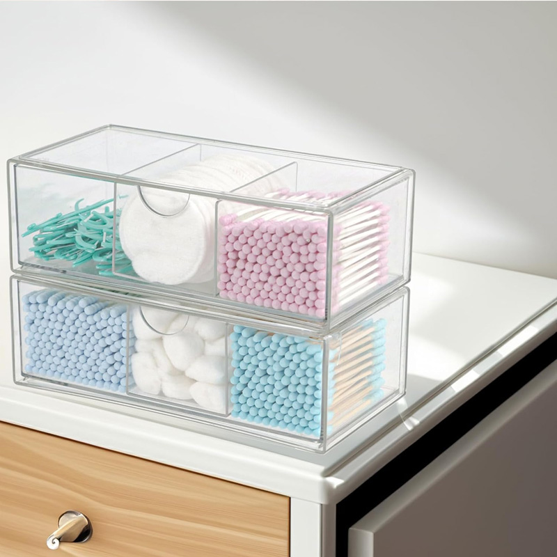 منظم خزانة مرآة قابل للسحب مع  - مراجعة Drawer Organizer Peg وسعره
