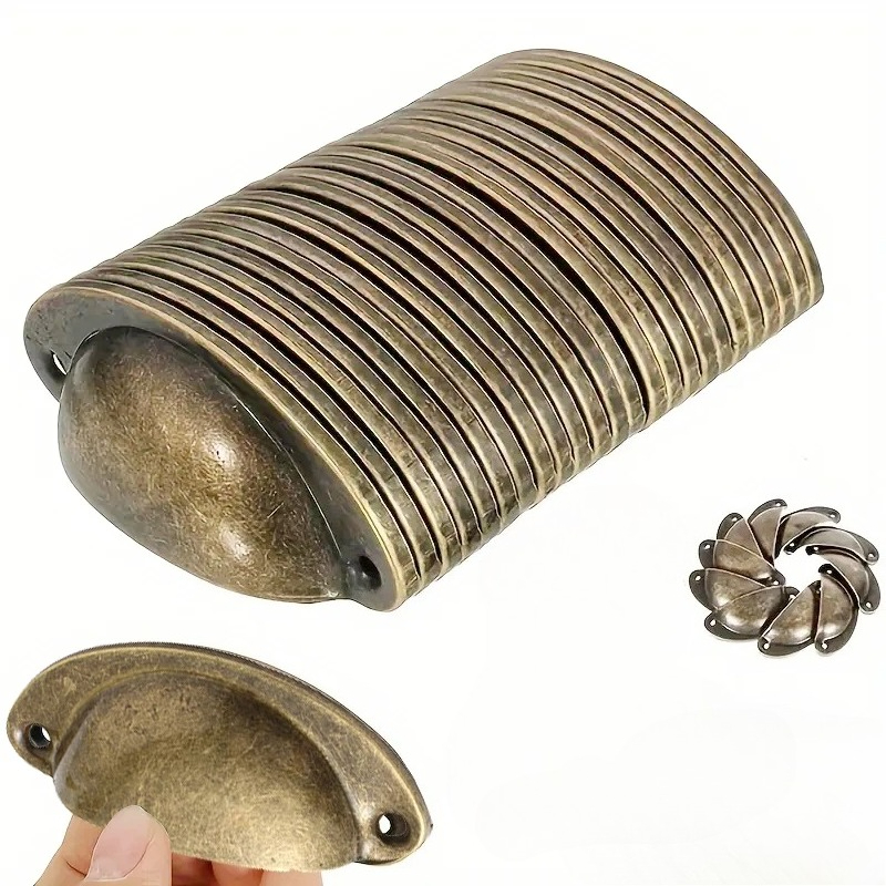10 قطع مقابض خزائن وأدراج بديل - مراجعة Vintage Furniture Hardware Replacement وسعره
